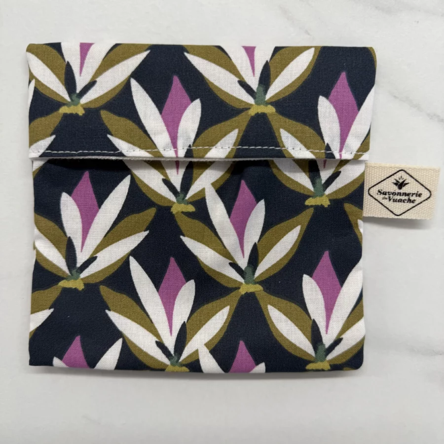 pochette à savon en coton Oeko-tex artisanal local haute savoie