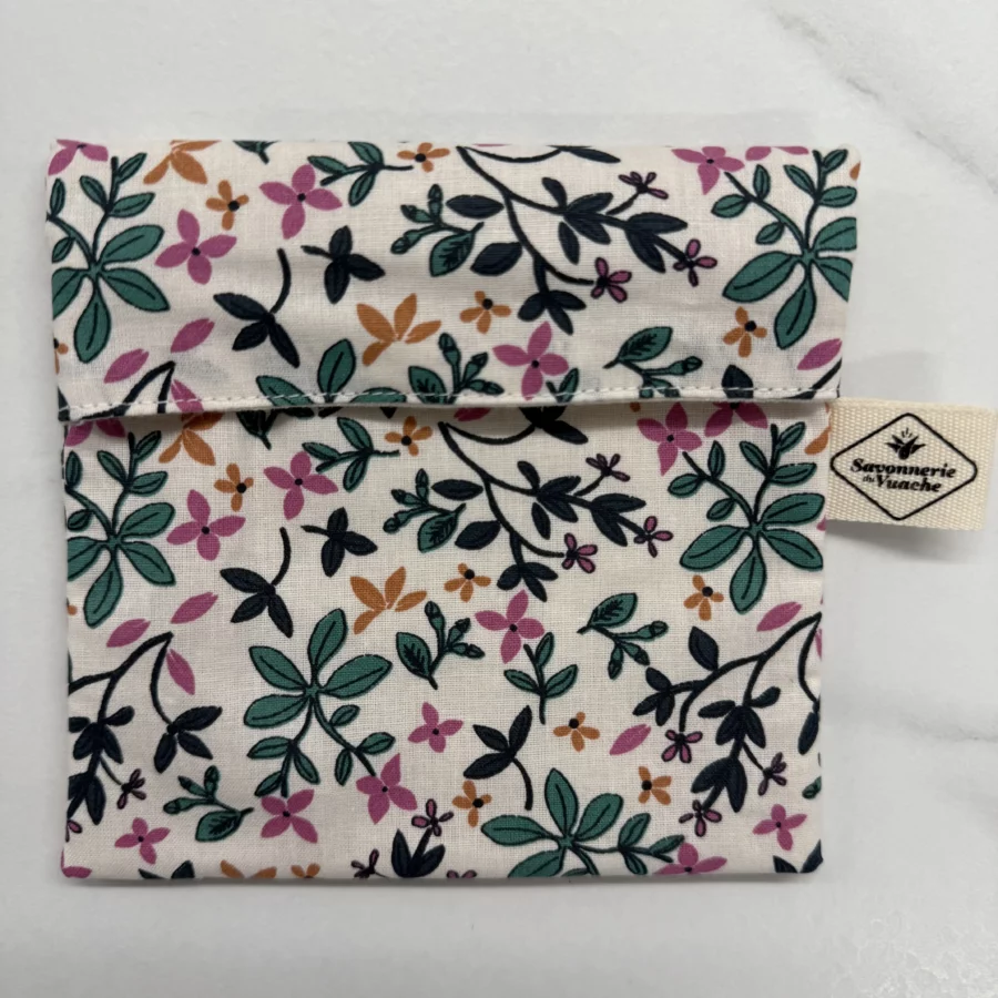 pochette à savon en coton Oeko-tex artisanal local haute savoie
