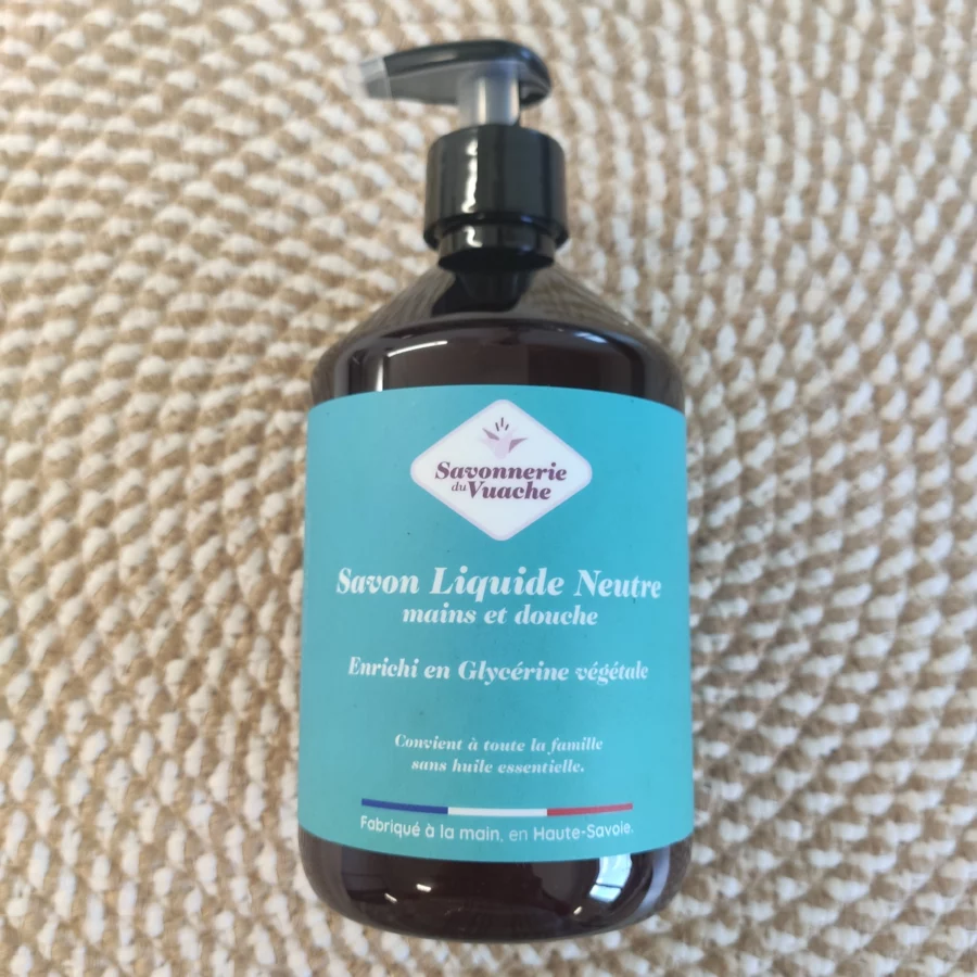 Savon Liquide Neutre bio artisanal